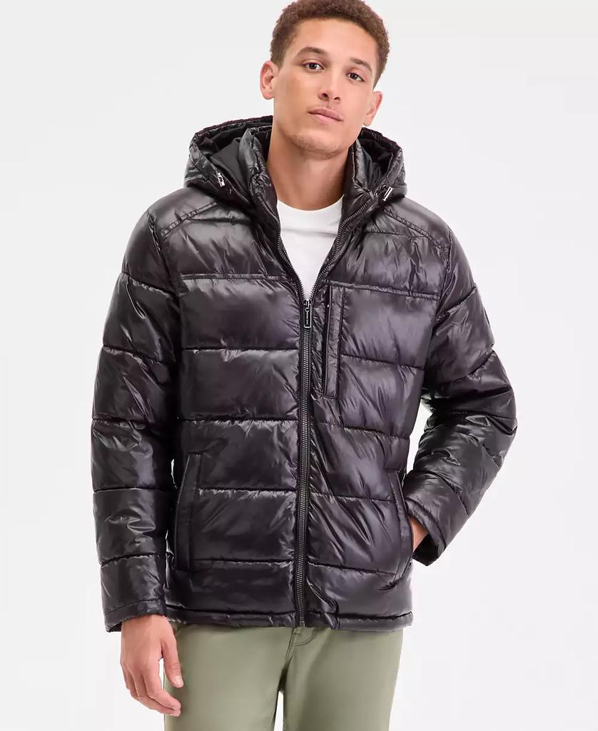 ジャケット・アウター Michael Kors Jacket Amazon.com: Michael Michael Kors Ciré Shine Hooded Puffer