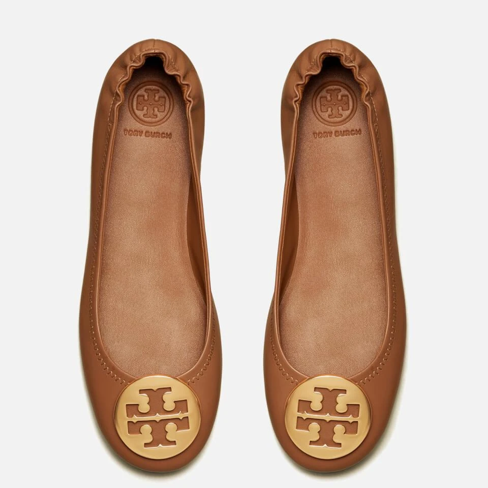 Tory Burch TORY BURCH WOMEN'S MINNIE LEATHER BALLET FLATS 2