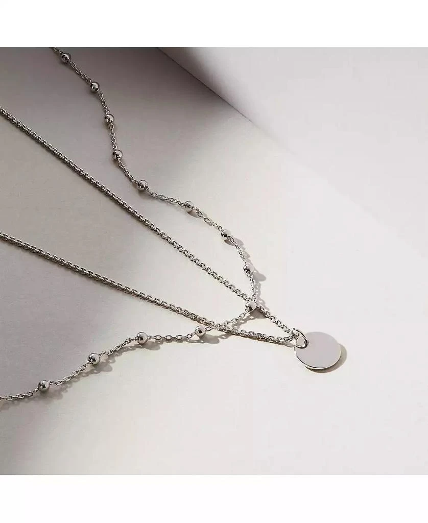 Ana Luisa Coin Necklace Set - Willow Silver 7
