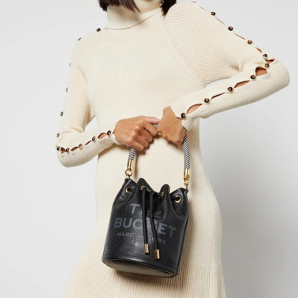 Marc Jacobs The Leather Logo Textured-Leather Bag 2