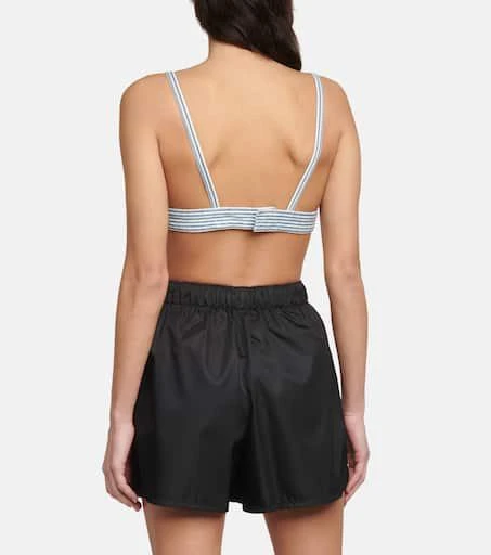 Prada Striped denim bralette 3