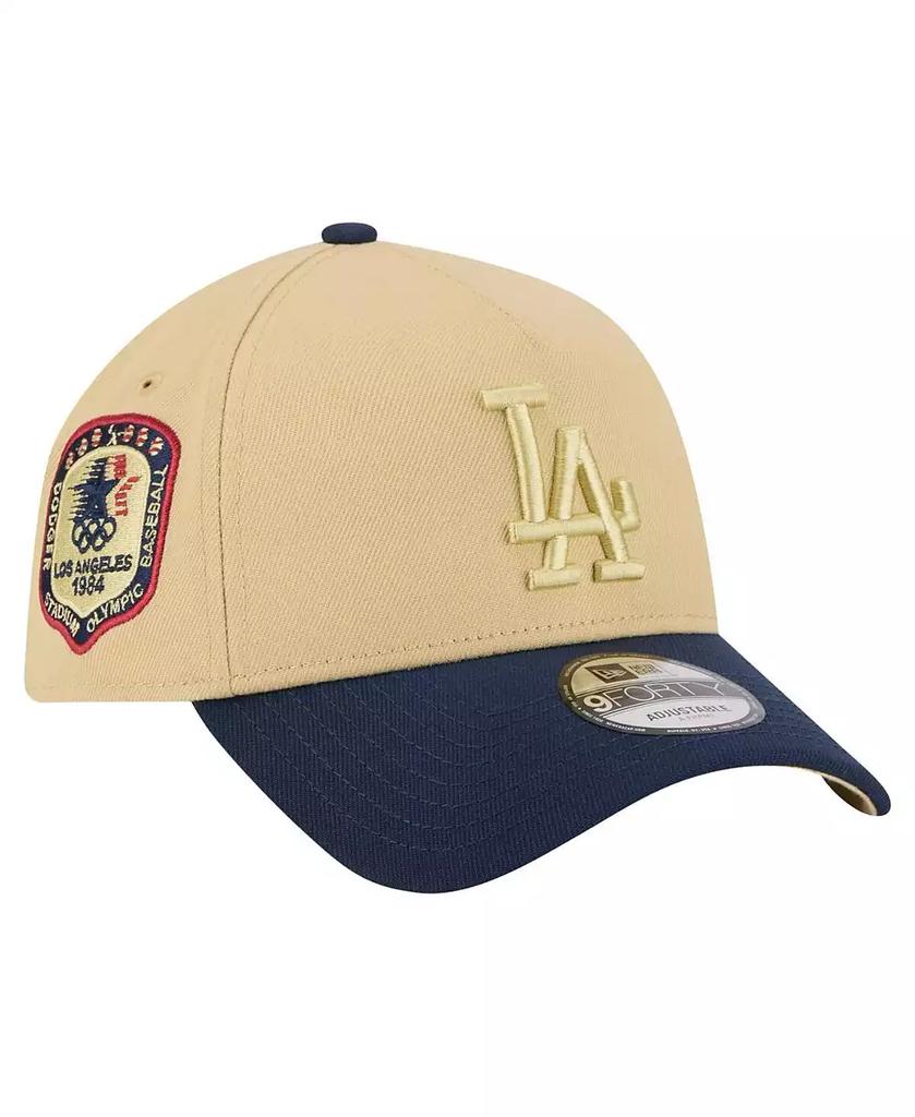 New Era Men's Gold/Navy Los Angeles Dodgers x LA 84 9FORTY Adjustable Hat