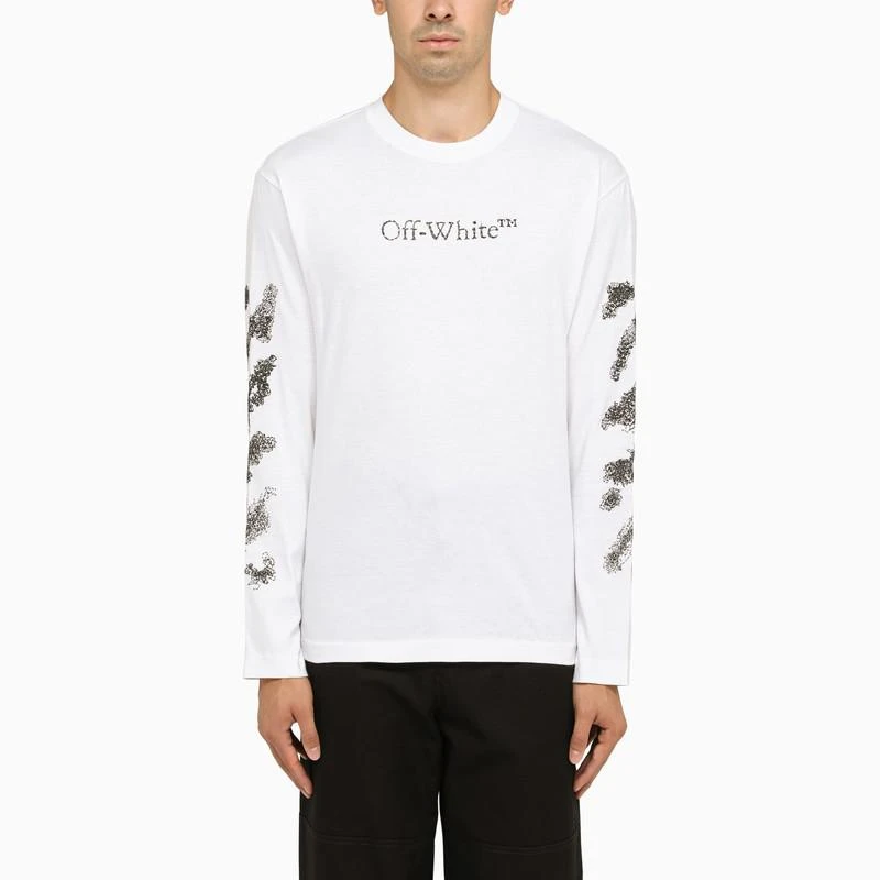 Off-White WHITE LONG-SLEEVED T-SHIRT 1