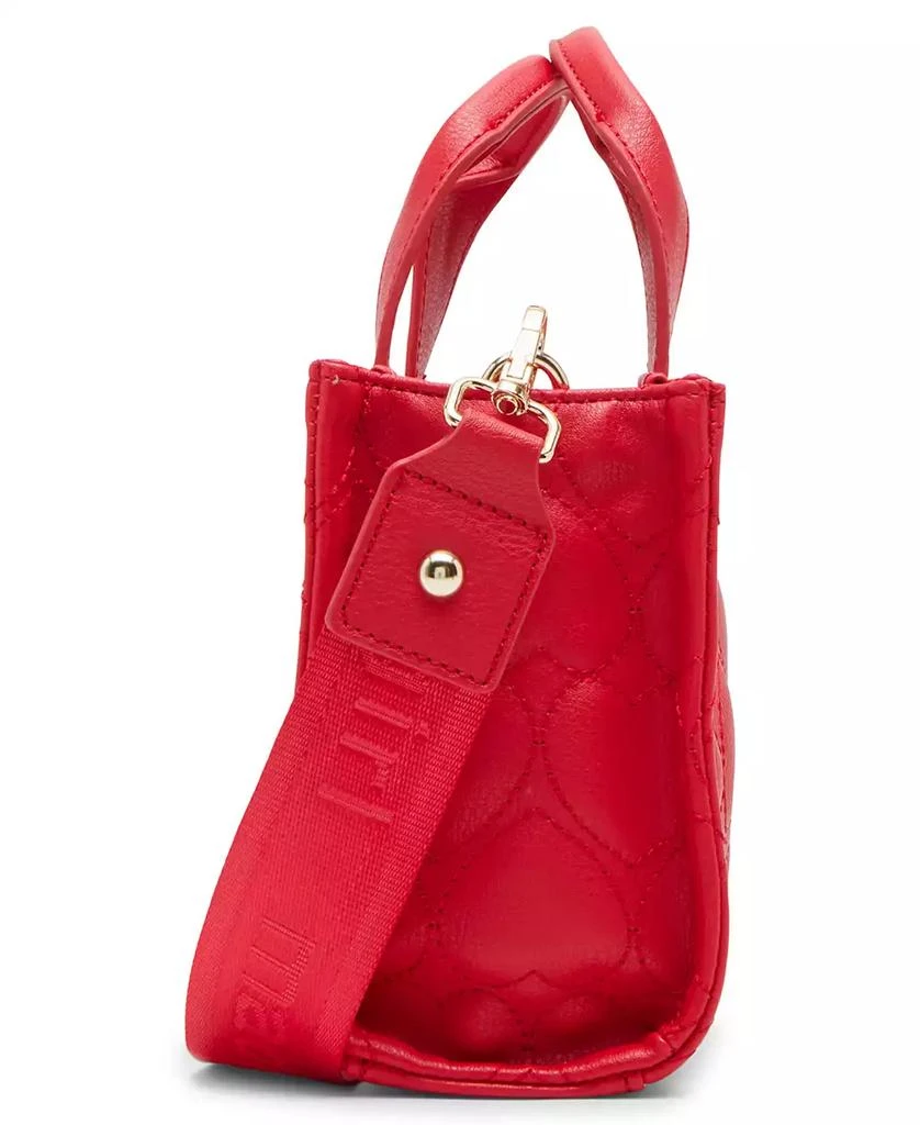 Madden Girl Lacy Quilted Heart Mini Tote Bag 3