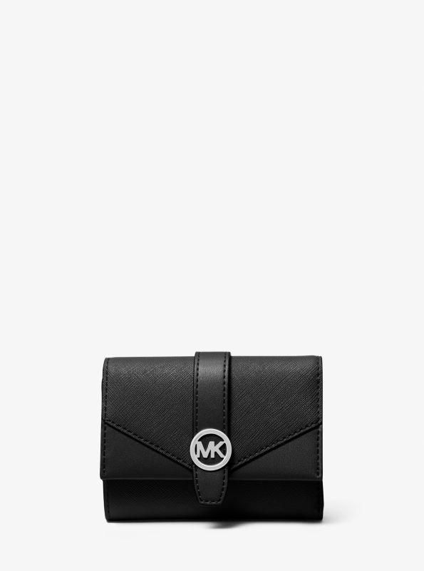 Michael Kors Greenwich Medium Leather Trifold Wallet