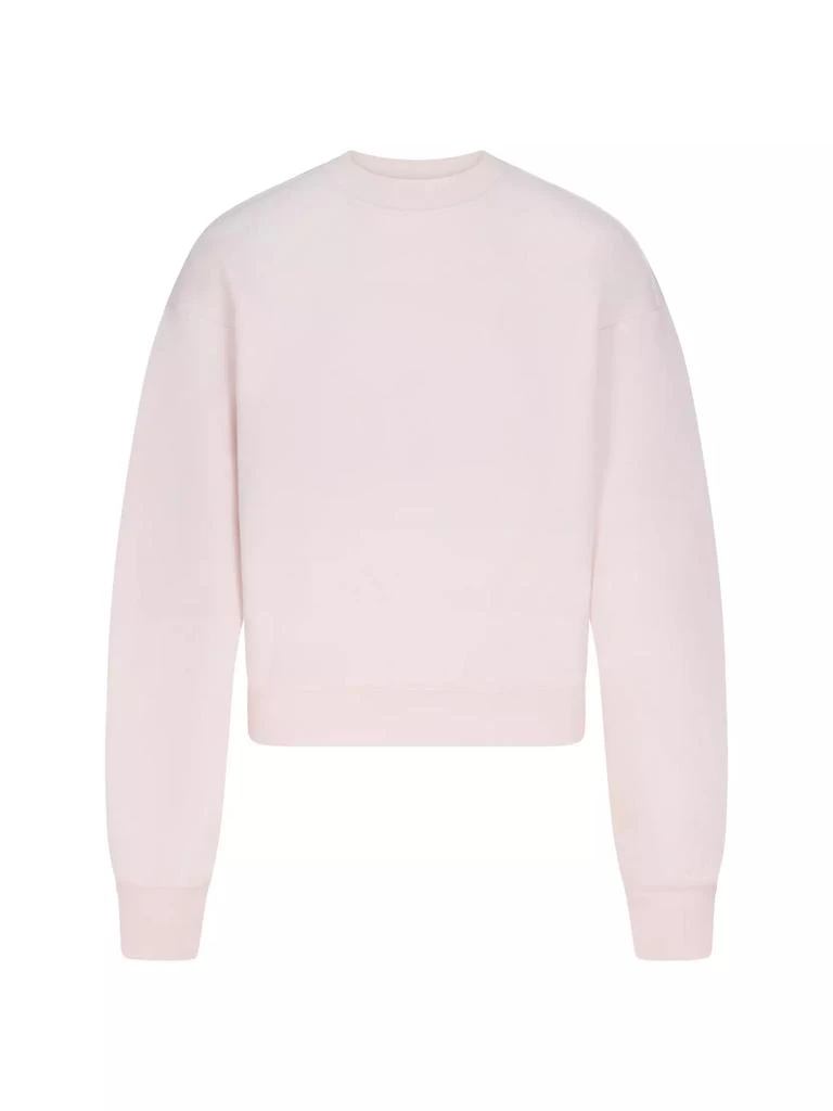 SKIMS Cotton Fleece Crewneck Sweatshirt 1