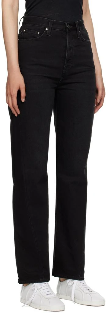Totême Black Twisted Seam Jeans 2