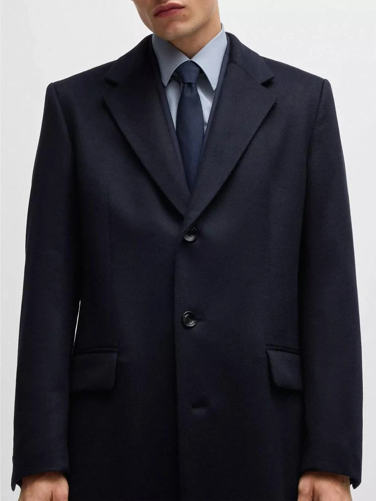 Hugo Boss Slim-Fit Coat in Cashmere 5