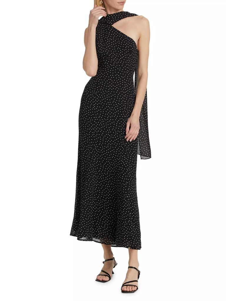 Reformation Rosalynn Polka dot Sleeveless Maxi Dress 3