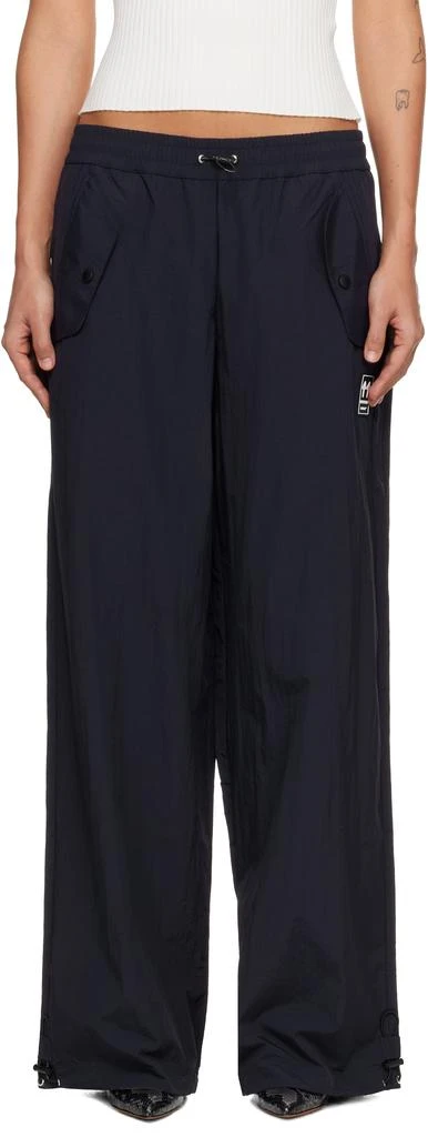 Off-White Black Active Double Arrow Nylon Track Pants 1