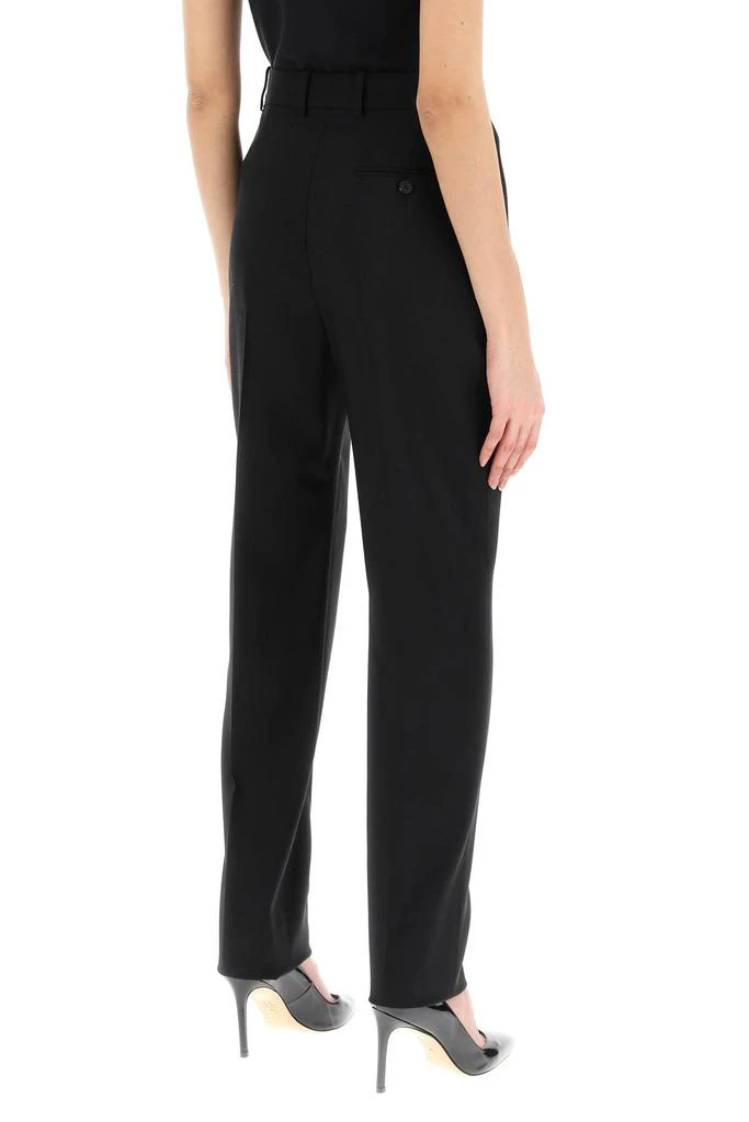 Alexander McQueen high-waisted cigarette trousers 3