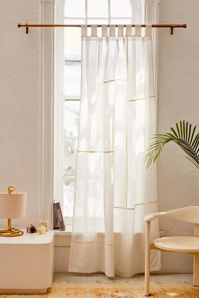 Urban Outfitters Chloe Patchwork Gauze Curtain Panel 1