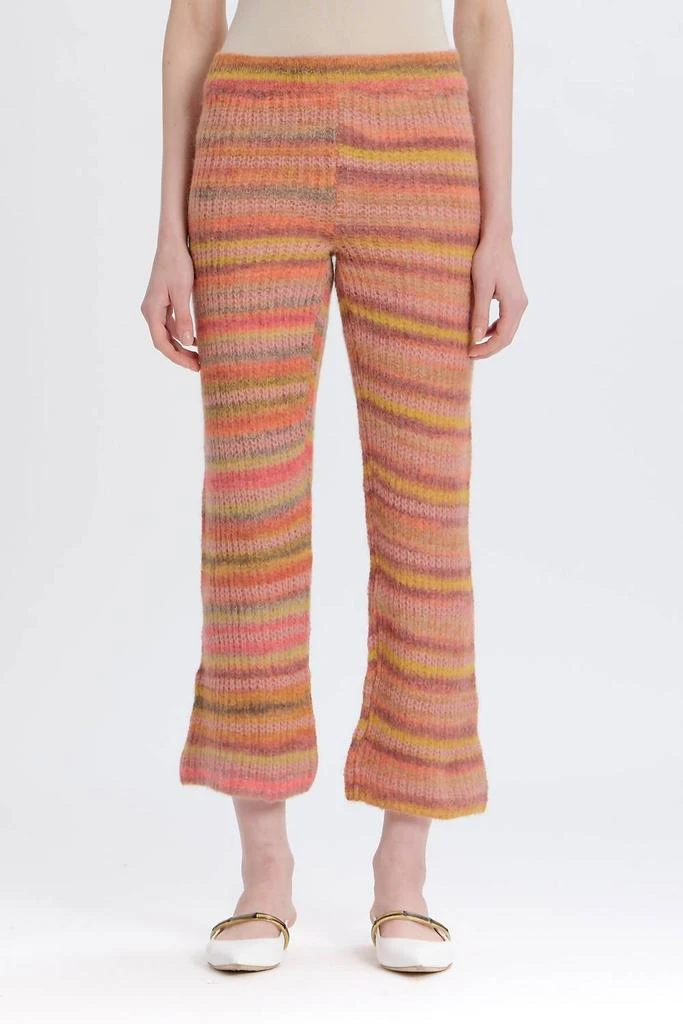 Something Navy Something Navy - Wide Leg Striped Knitted Pants 1