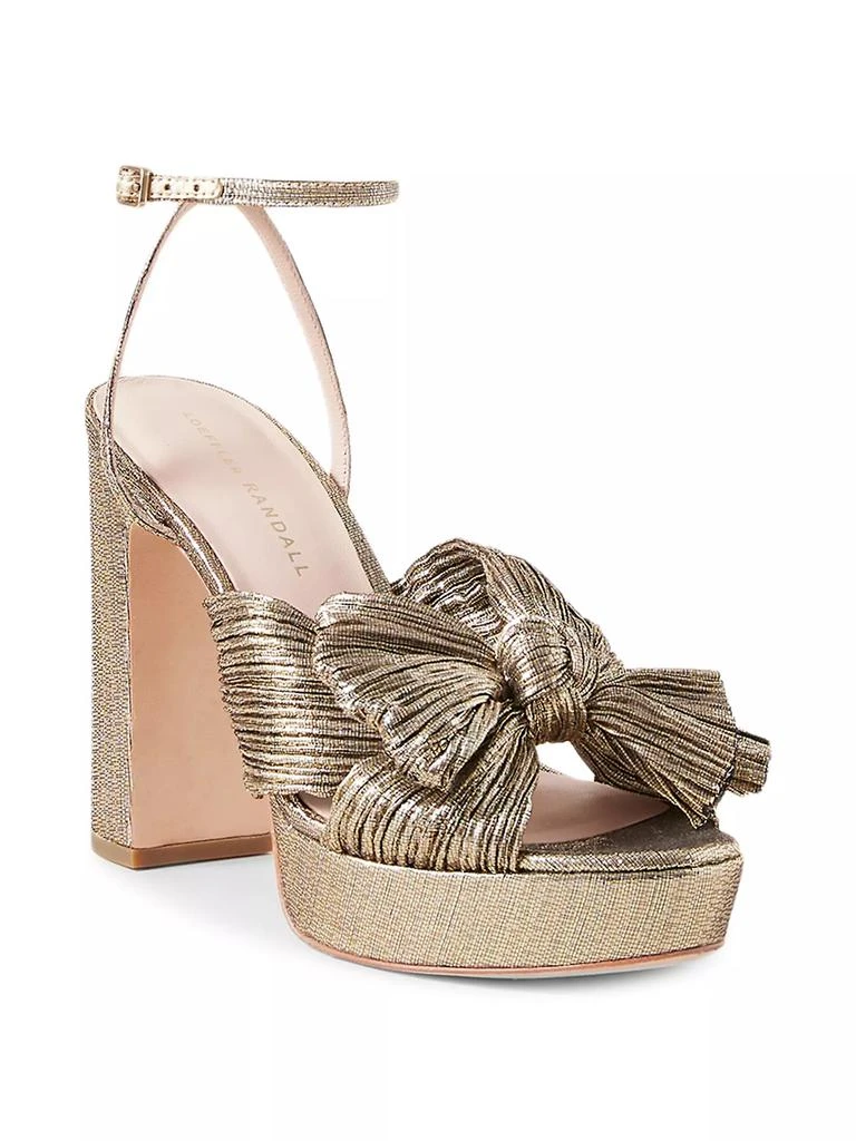 Loeffler Randall Natalia Pleated Platform Sandals 2
