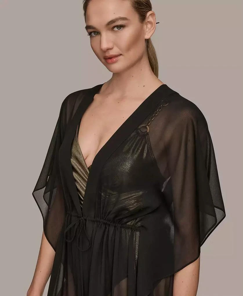 Donna Karan Donna Karan Women
s Tie-Front Maxi Kaftan 2
