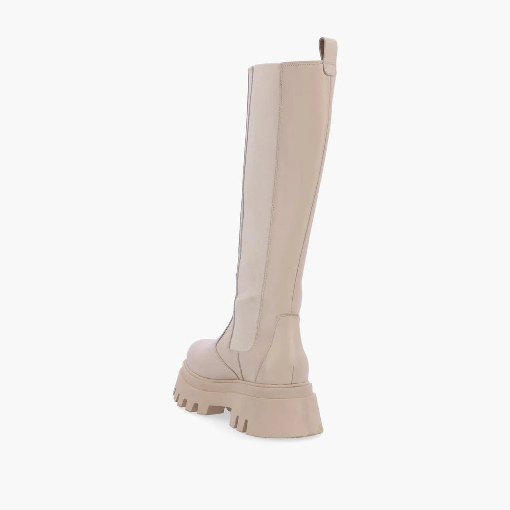 ALOHAS Katiuska Cream Leather Boots 4