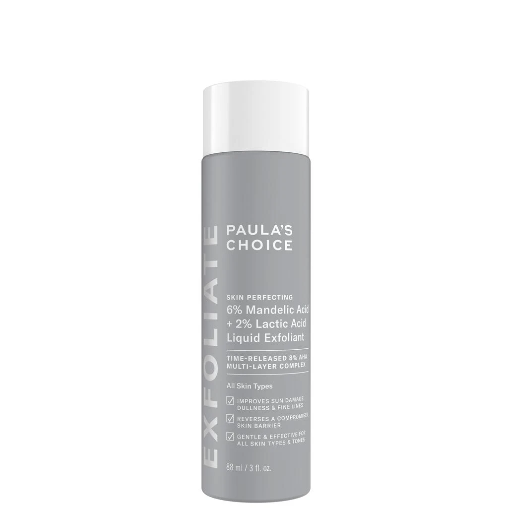 Paula's Choice Paula's Choice Skin Perfecting 6% Mandelic Acid and 2% Lactic Acid Liquid Exfoliant 88ml 1