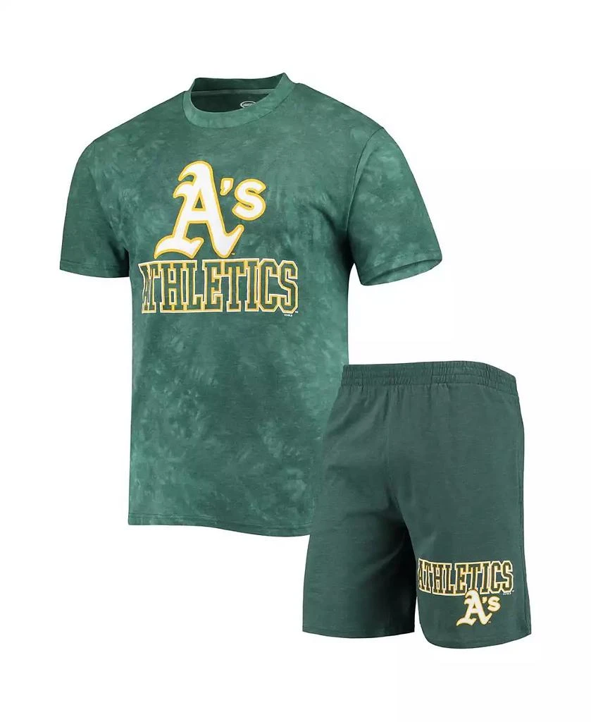 Concepts Sport Men
s Green Oakland Athletics Billboard T-shirt and Shorts Sleep Set 2