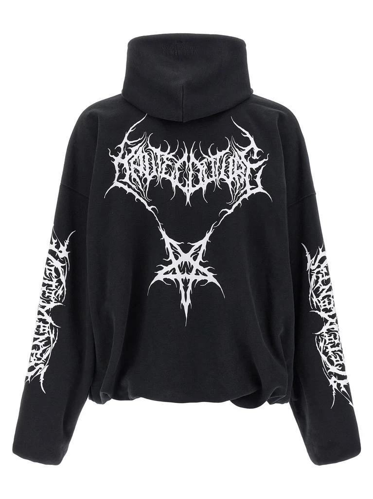 Vetements black Death Metal Hoodie 2