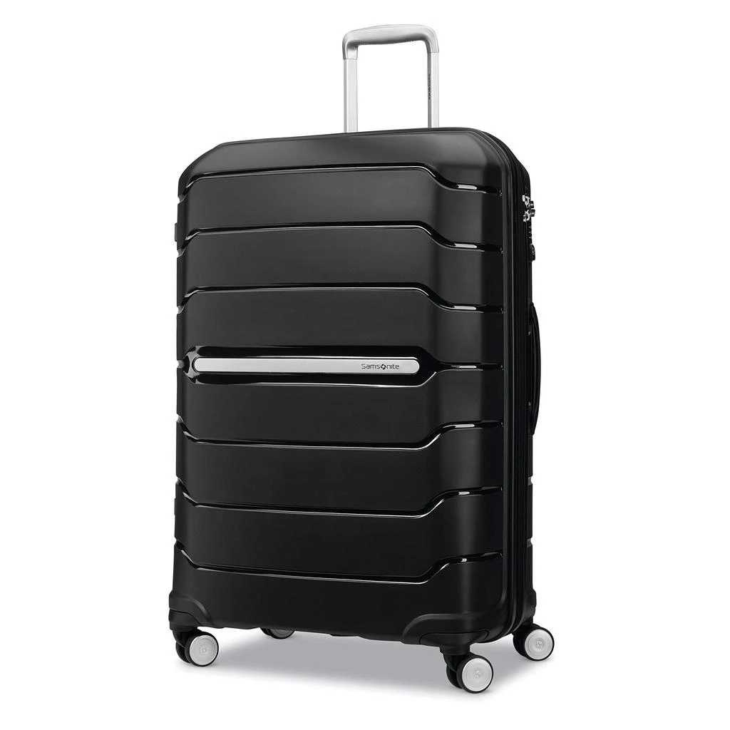 Samsonite Samsonite Freeform Large Checked Luggage with Dual 360° Spinner Wheels - TSA Lock, Airline-Approved - Lightweight Durable Polypropylene Expandable Hardshell - Black 1
