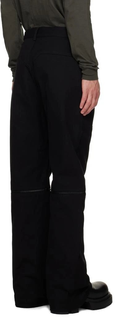 Rick Owens Black Concordians Bonotto Strobe Convertible Jeans 3