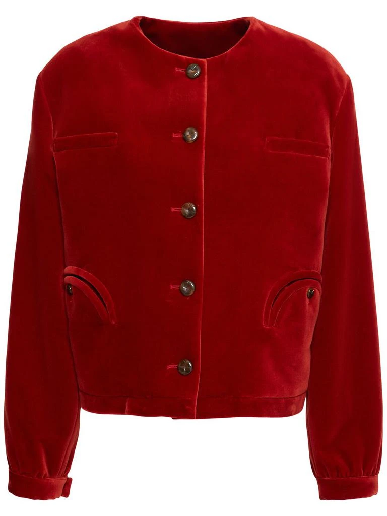 BLAZÉ MILANO Jealousy Gliss Velvet Bolero Jacket 1