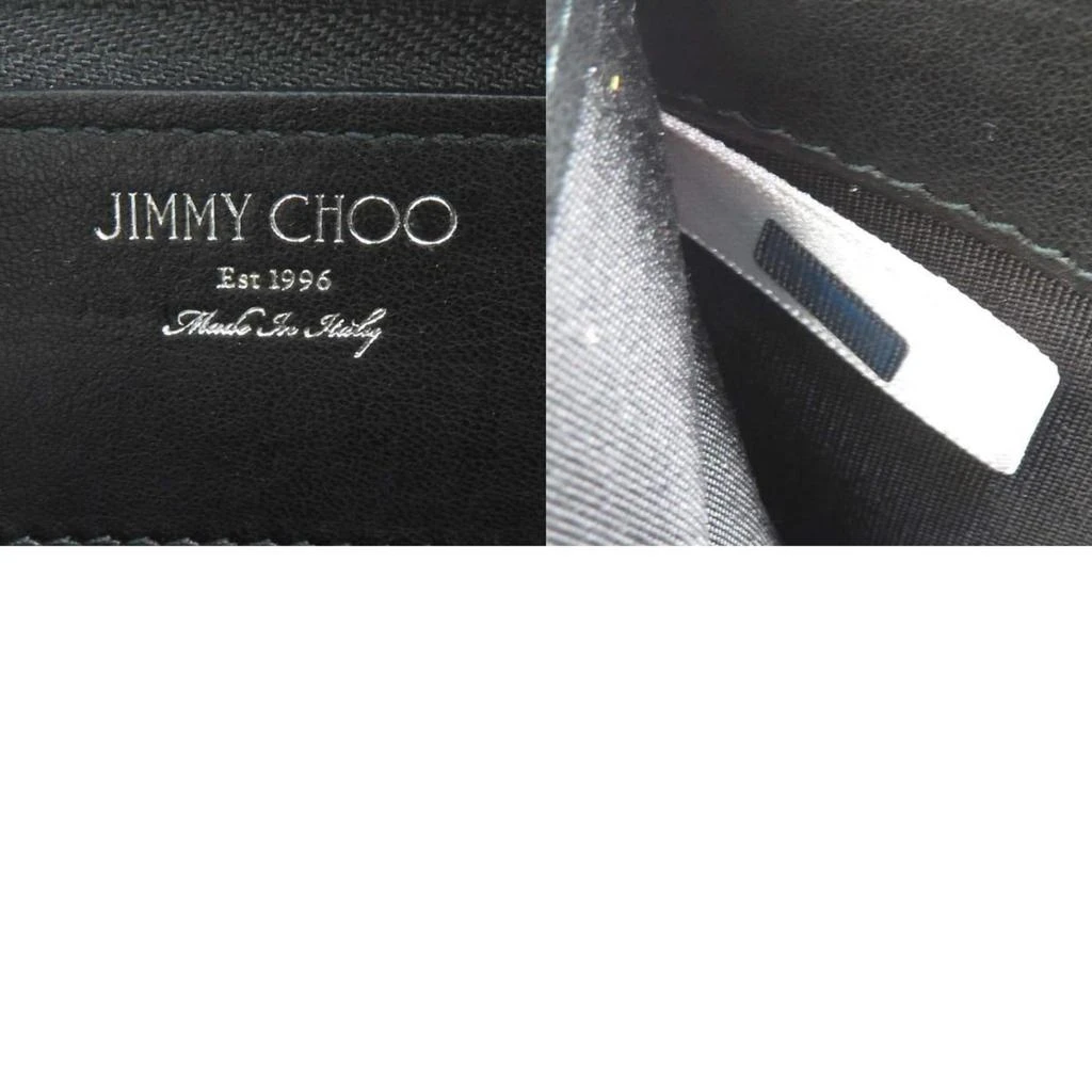 Jimmy Choo Leather Metal Long Wallet (Bi-Fold) (Pre-Owned) 5