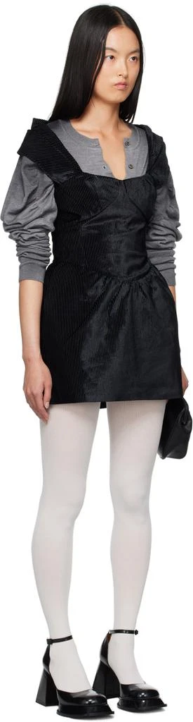 Shushu/Tong Black Sweetheart Neck Minidress 2