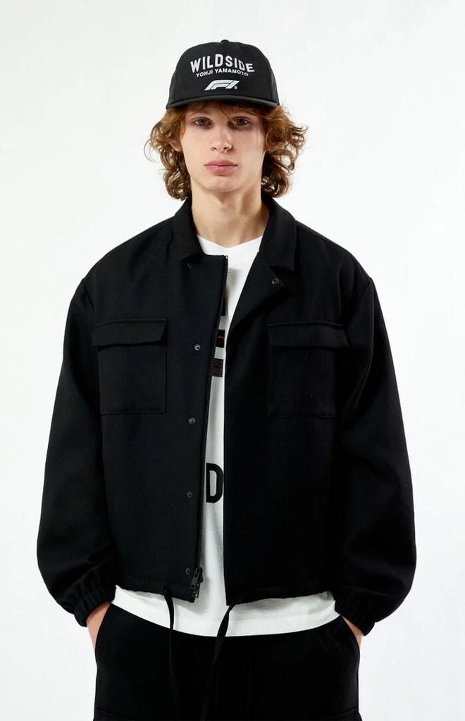 Formula 1 x Wildside Yohji Yamamoto x PacSun Black Logo Dad Hat 1