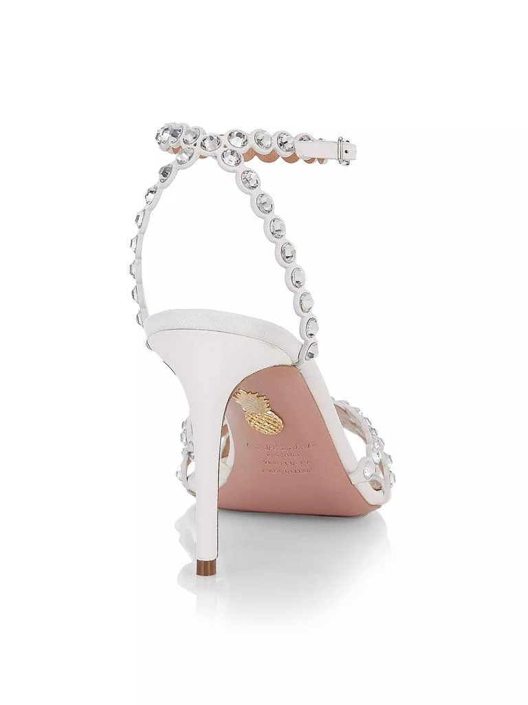 Aquazzura Tequila Bead & Leather Sandals 3
