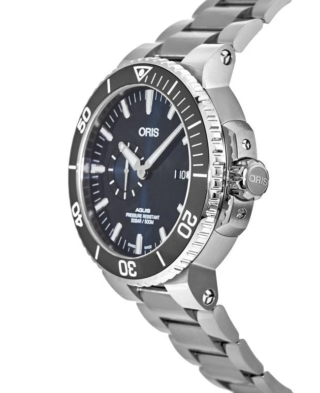 Oris Oris Aquis Small Second, Date Automatic Blue Dial Stainless Steel Men's Watch 01 743 7733 4135-07 8 24 05PEB 3