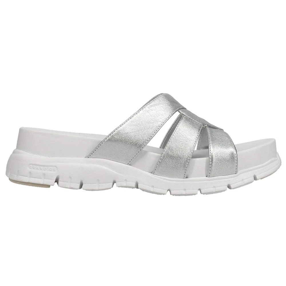 Cole Haan Zerogrand Slotted Metallic Slide Sandals 1