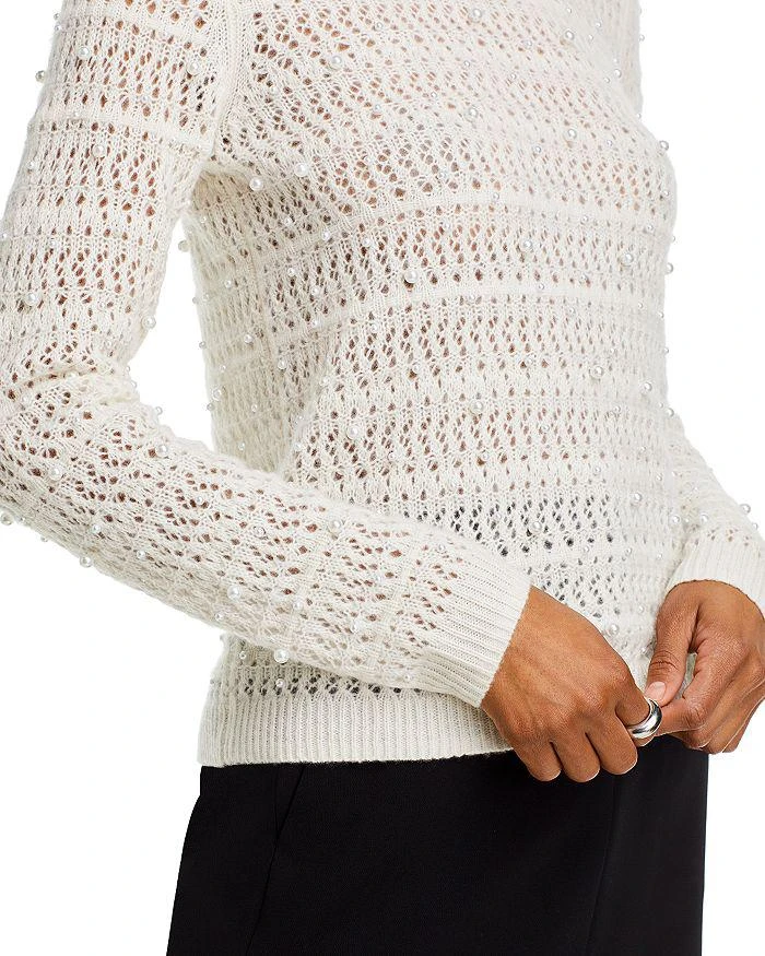 AQUA Embellished Crewneck Sweater - Exclusive 4