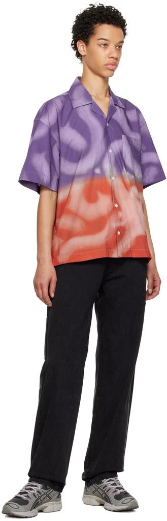 Awake NY Purple & Orange Tercer Mundo Edition Dip-Dyed Shirt 4