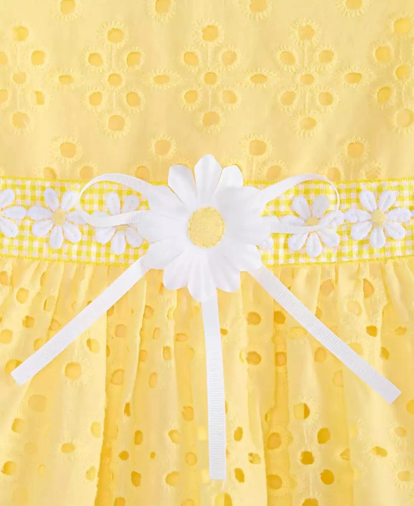 Blueberi Boulevard Baby Girls Daisy-Trim Eyelet Sundress 4