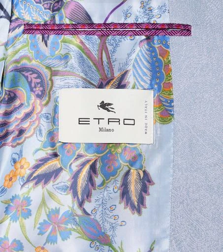 ETRO Cotton jacquard blazer 8