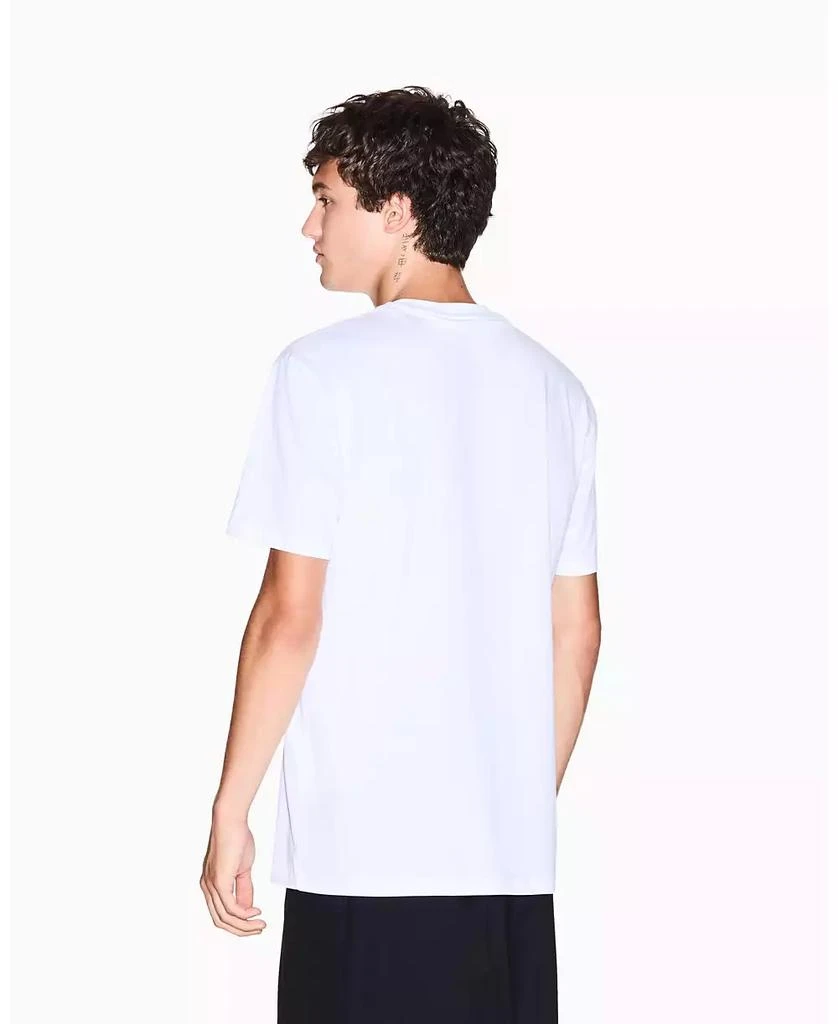 Armani Exchange Men
s Night Lab Peace Sign Embellished T-Shirt 4