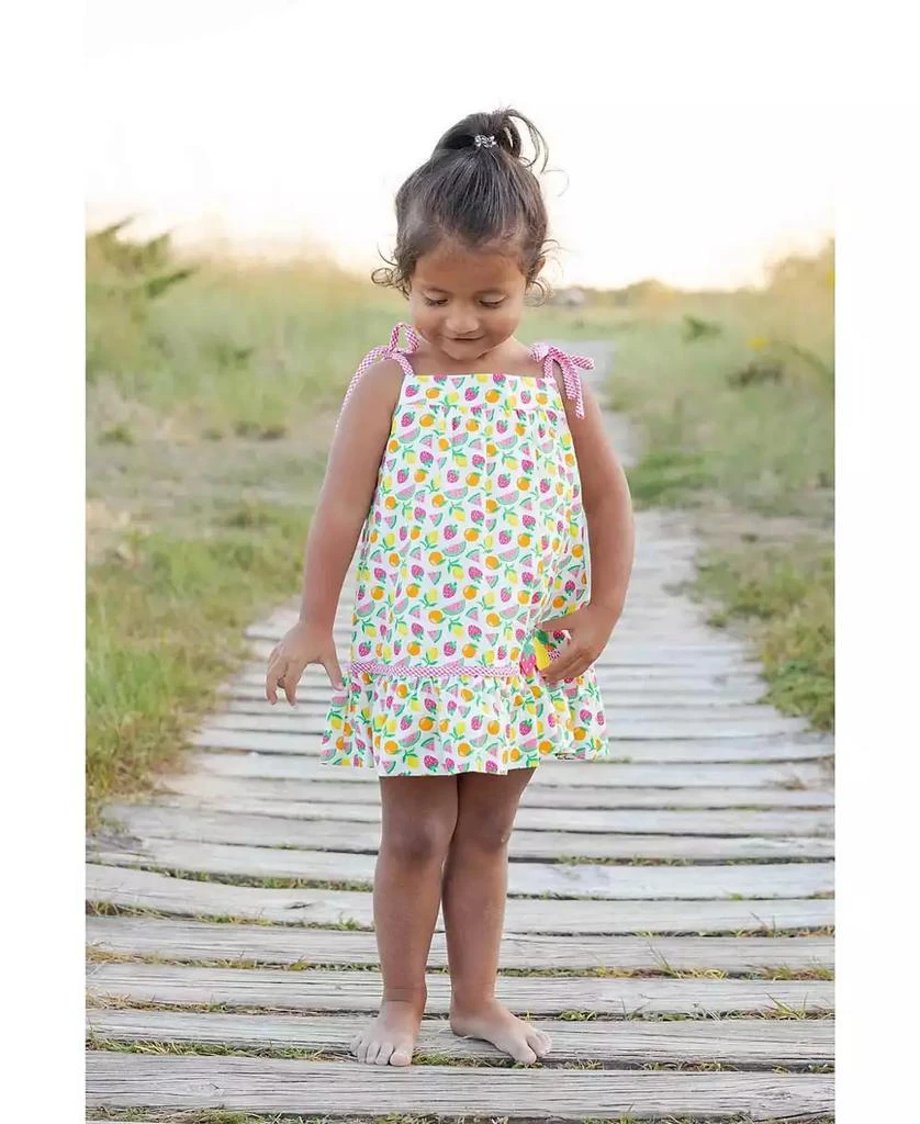 Florence Eiseman Toddler Girls Printed Seersucker Dress With Fruit 3