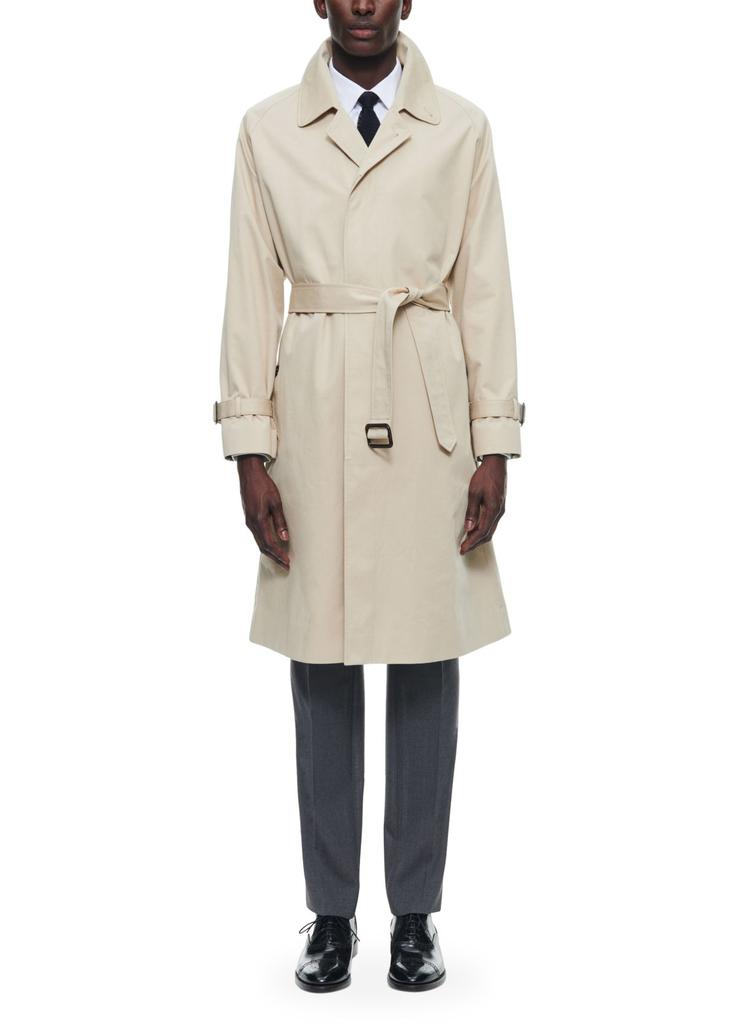 Fursac Long belted cotton coat