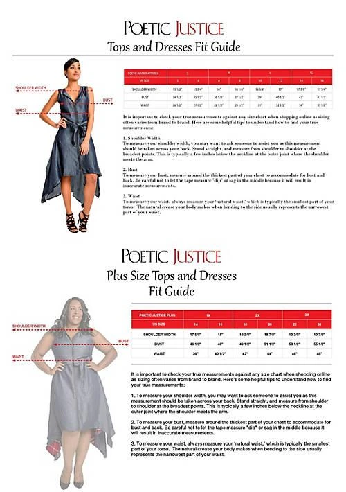 Poetic Justice Justice Poetic Justice Womens Plus Size Wrap Neck Roll Sleeve Midi Dress 1