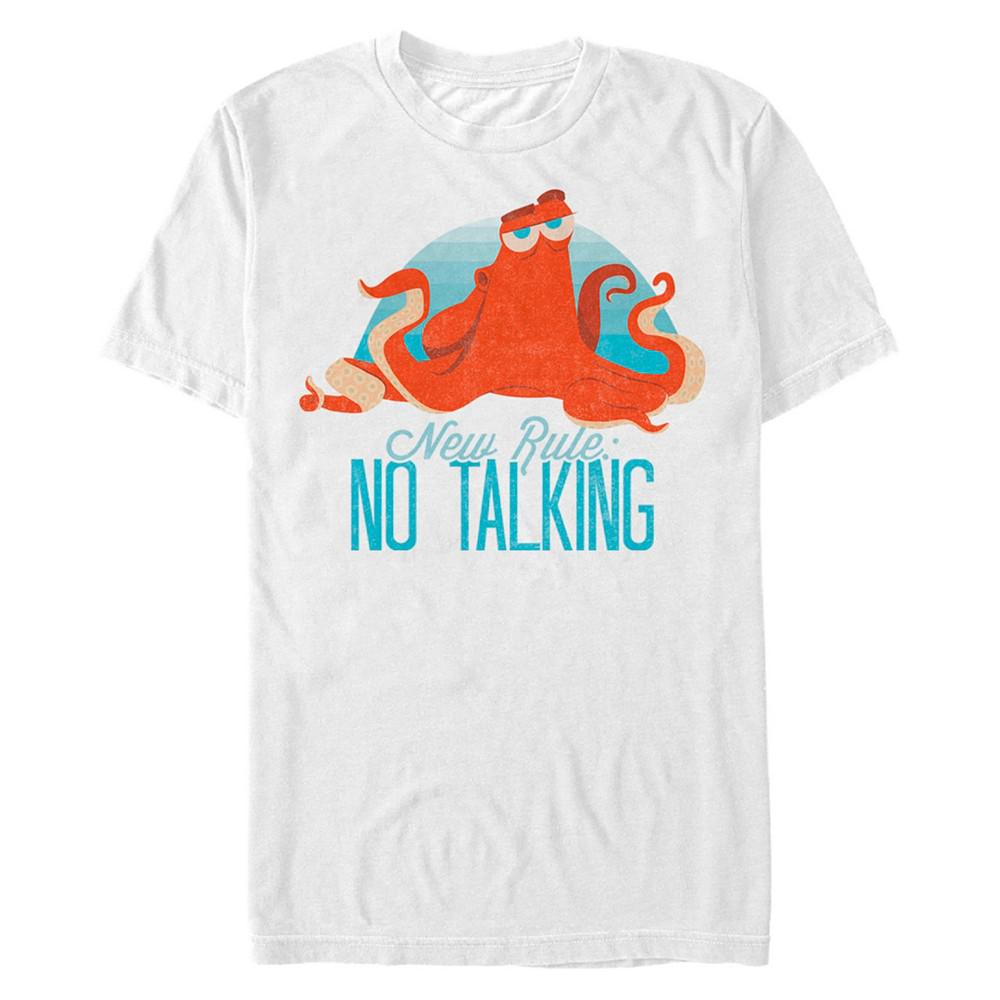 Fifth Sun Disney Men's Finding Dory Hank No Talking, Short Sleeve T-Shirt