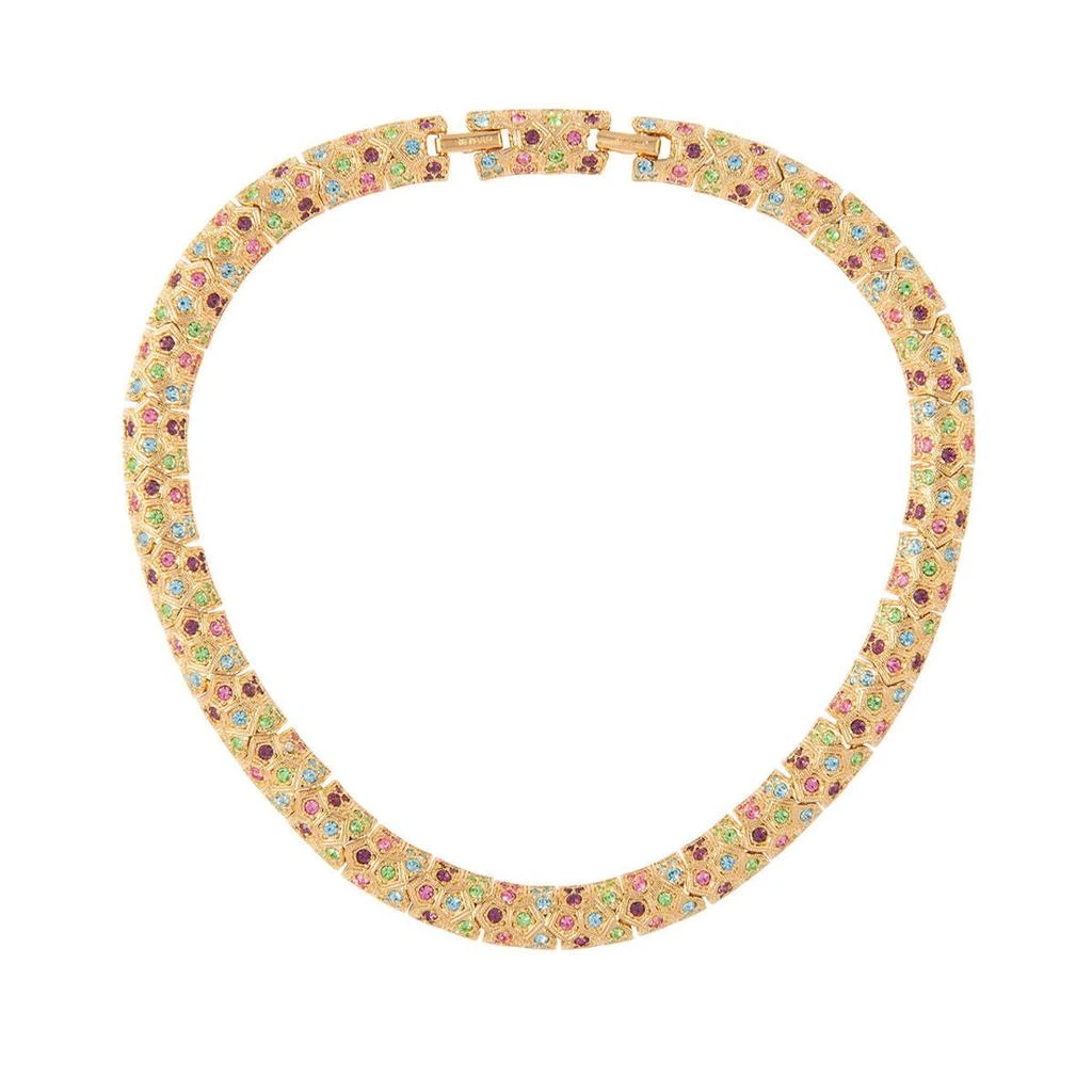 Susan Caplan Vintage 1980s vintage d orlan colourful swarovski crystal collar 3