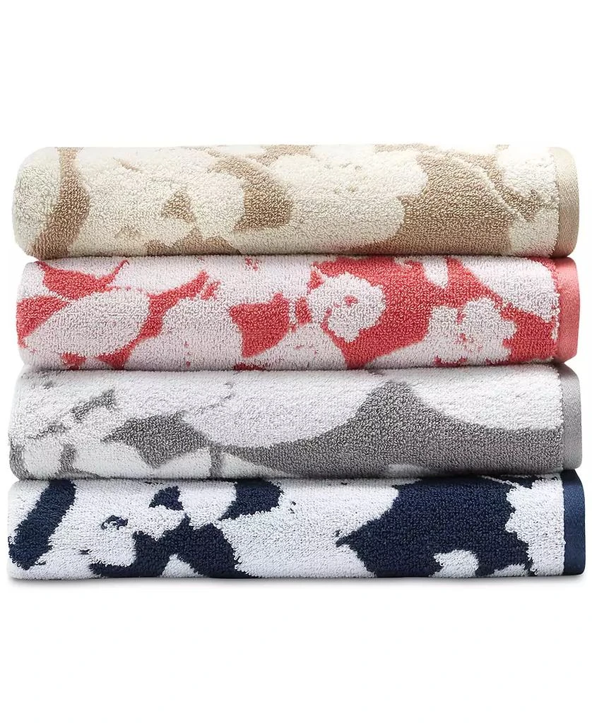 Ralph Lauren Sanders Floral Antimicrobial Cotton Washcloth, 13" x 13" 2