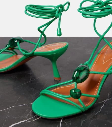 Zimmermann Gleam 65 embellished leather sandals 5