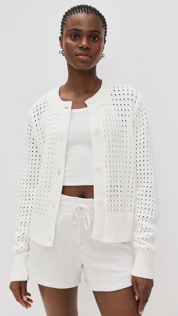 Varley Bettina Textured Knit Jacket