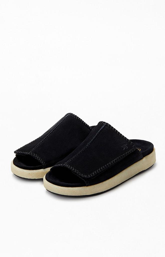 Clarks Overleigh Suede Slide Sandals