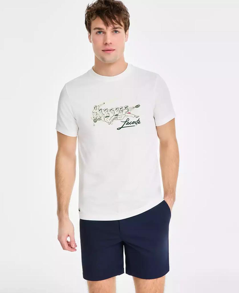 Lacoste Men's René Lacoste Print Tennis Heritage T-Shirt