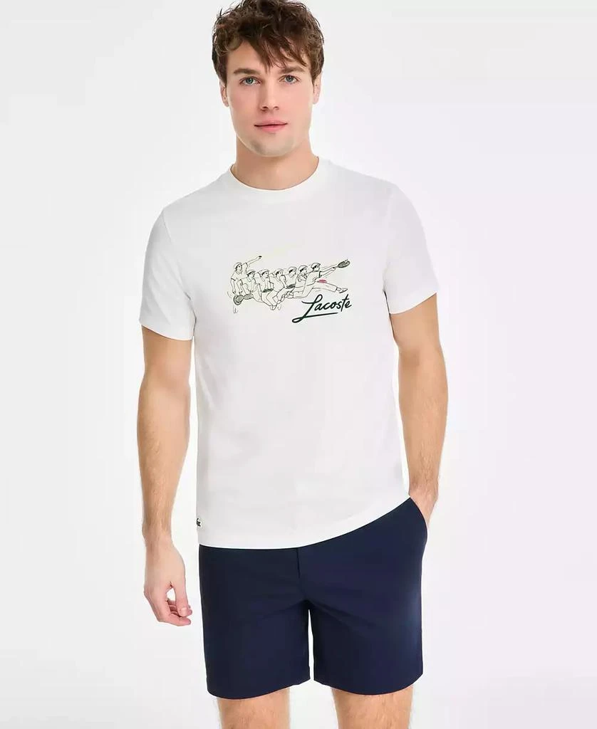 Lacoste Men's René Lacoste Print Tennis Heritage T-Shirt 1