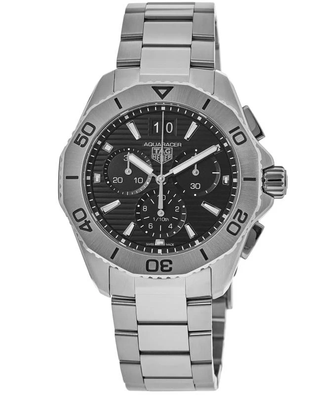 TAG Heuer Tag Heuer Aquaracer Professional 200 Date Quartz Chronograph Black Dial Steel Men's Watch CBP1110.BA0627 1