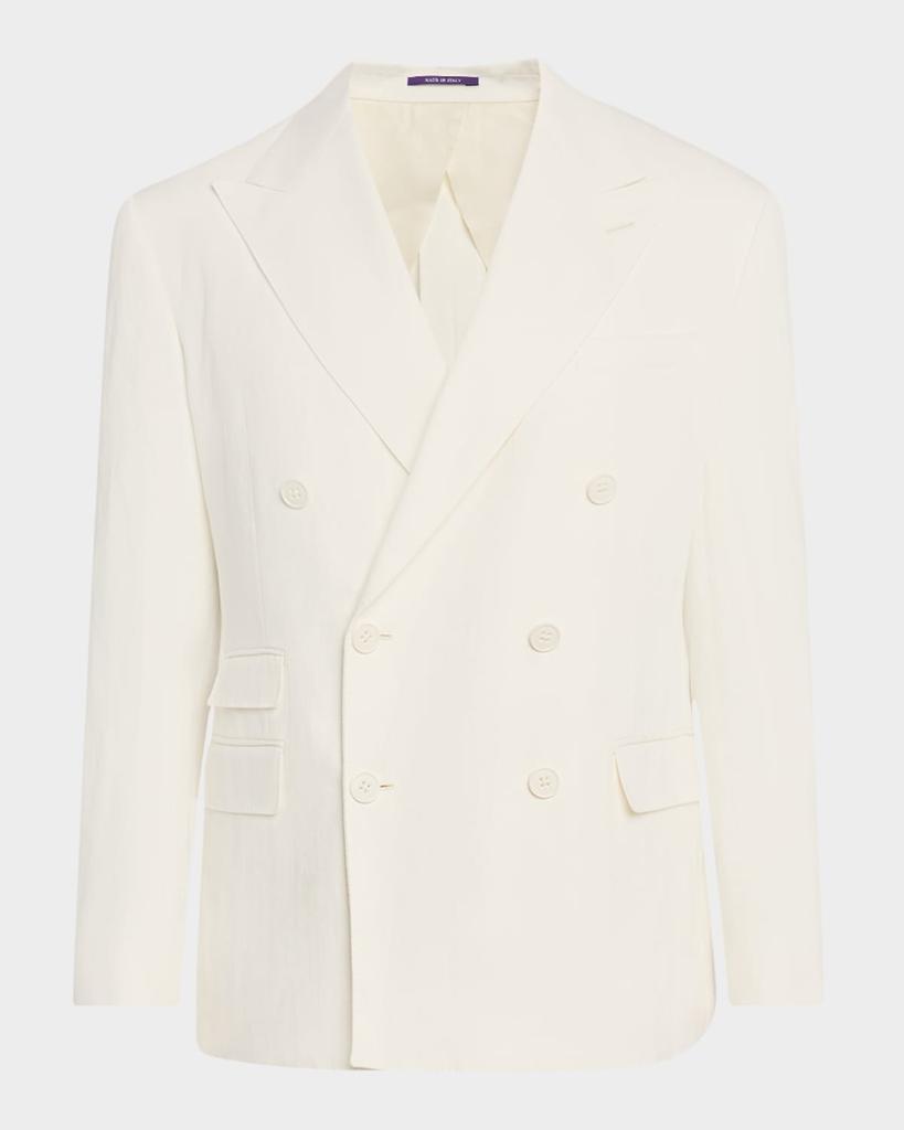 【送料&関税込】AMIRI Double-breasted Cotton Jacket AMIRI Double-Breasted Satin-Jacquard Suit Jacket for Men